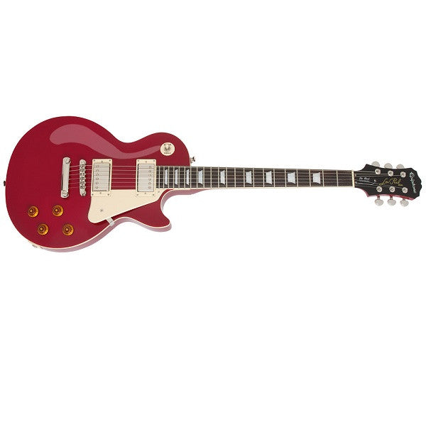 epiphone electric guitars epiphone les paul standard electric guitar - cardinal red