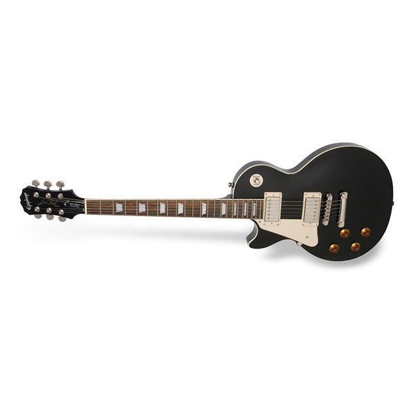 epiphone electric guitars epiphone les paul standard lefty electric guitar - ebony (enslebch1)