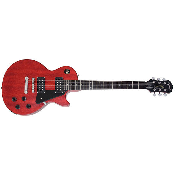 epiphone electric guitars epiphone les paul studio electric guitar - worn cherry