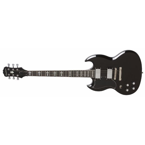 epiphone electric guitars epiphone tony iommi signature sg custom left-handed electric guitar