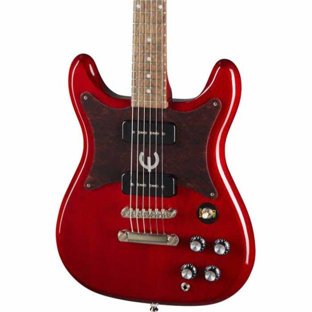 epiphone electric guitars epiphone wilshire p 90s 6 string electric guitar #color_cherry
