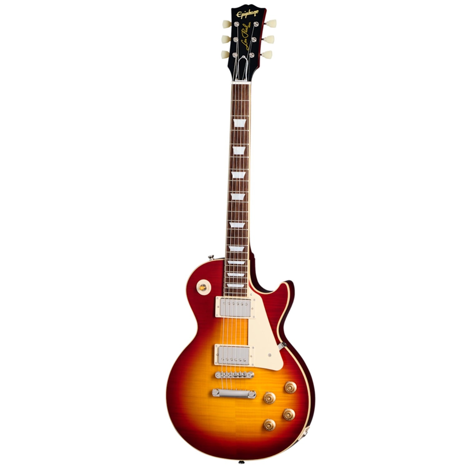 Epiphone Electric Guitars Factory Burst Epiphone ECLPS59FAVNH1 1959 Les Paul Standard 6 String Electric Guitar #color_factory-burst
