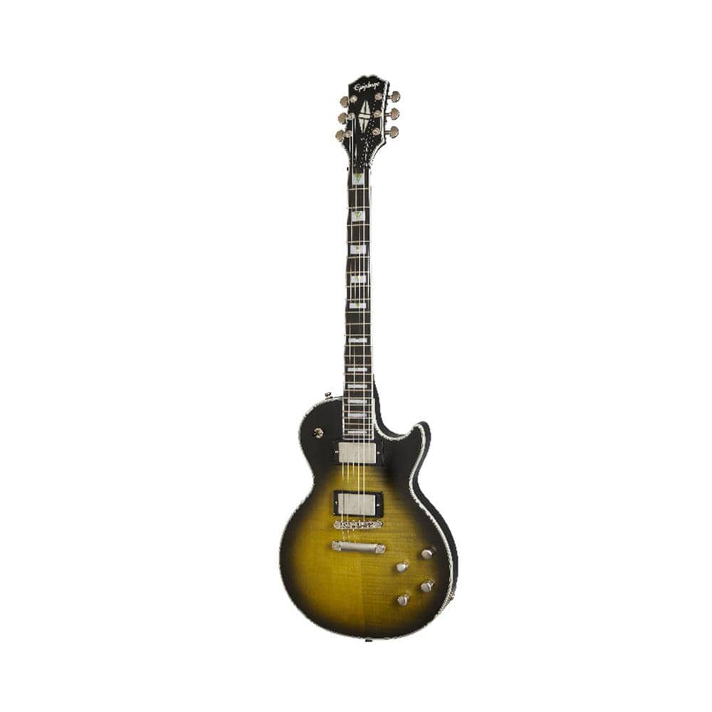 epiphone electric guitars olive tiger aged gloss epiphone les paul prophecy 6 string electric guitar - olive tiger aged gloss #color_olive-tiger-aged-gloss