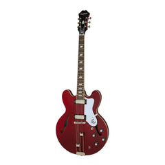 Epiphone Electric Guitars Sparkling Burgundy Epiphone Riviera Frequensator Tailpiece Royal Tan 6 String Electric Guitar