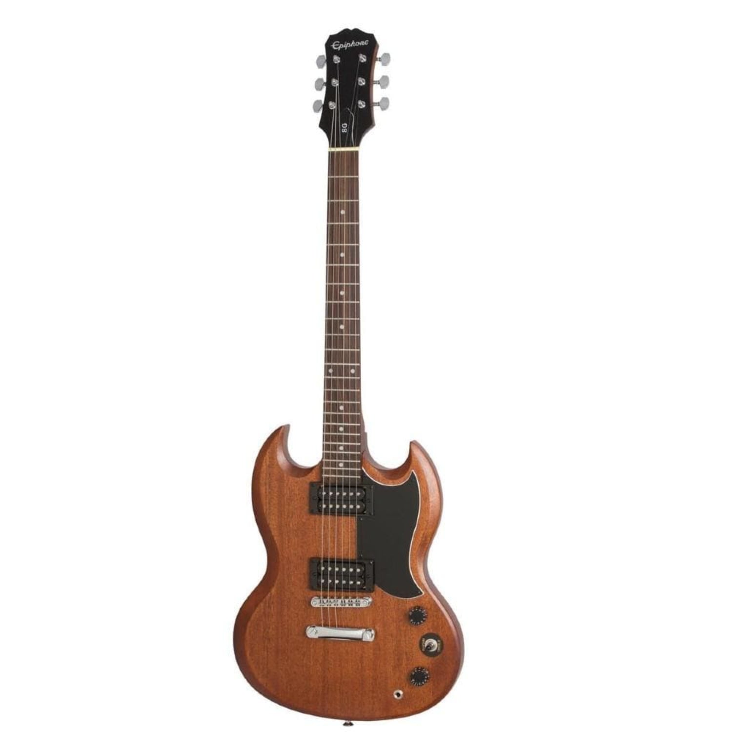 epiphone electric guitars walnut epiphone sg special ve vintage worn 6-strings electric guitar #color_walnut