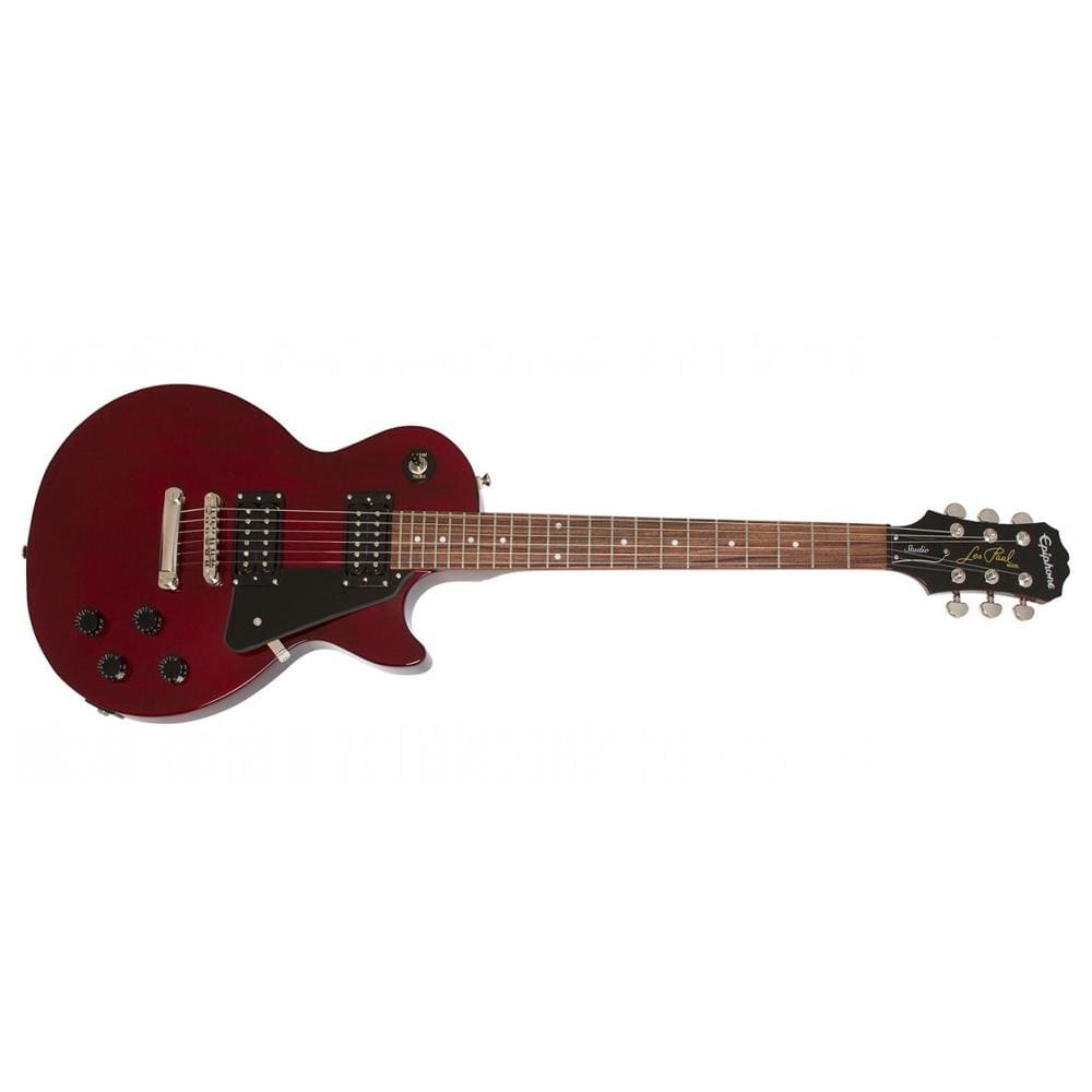 epiphone electric guitars wine red epiphone les paul studio 6 string electric guitar #color_wine-red