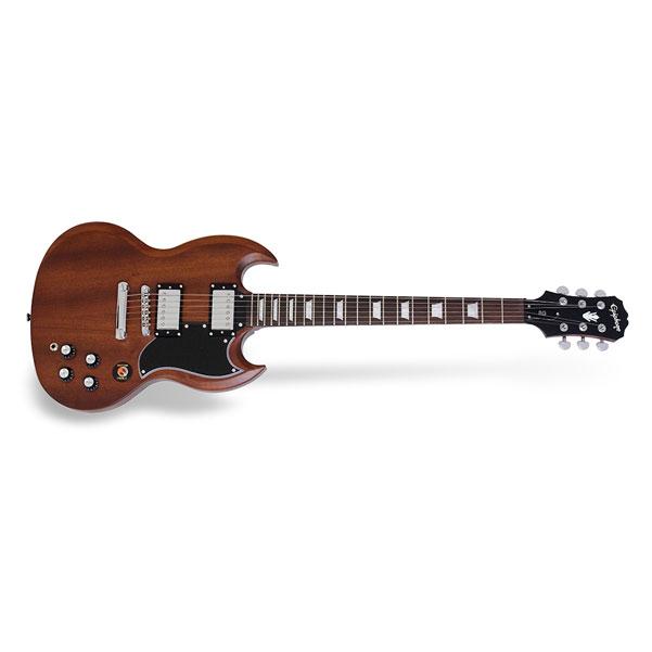 epiphone electric guitars worn brown epiphone g-400 electric guitar faded-worn cherry #color_worn-brown