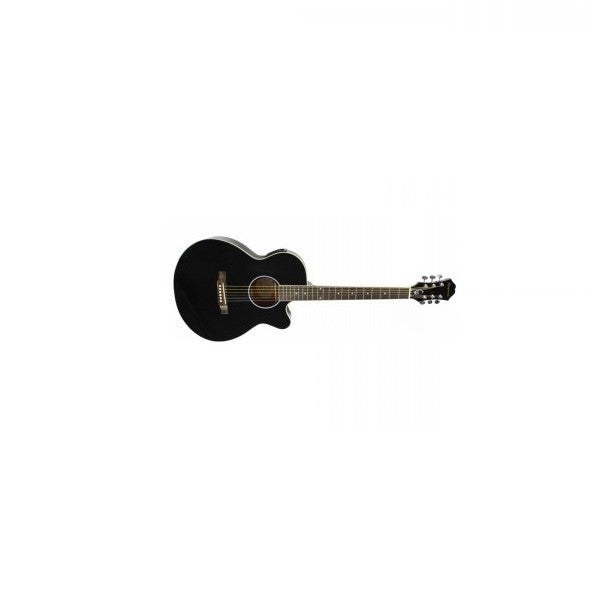epiphone electro acoustic guitars ebony epiphone pr-4e ltd acoustic-electric guitar