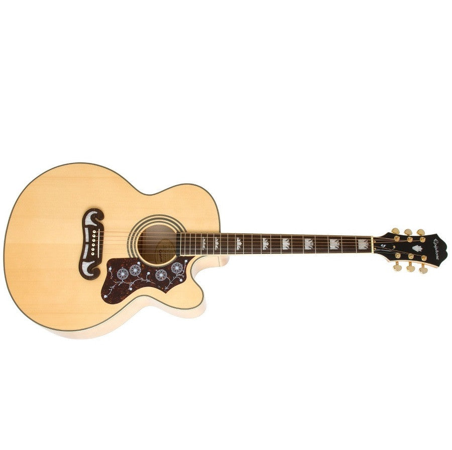epiphone electro acoustic guitars epiphone ej-200ce acoustic-electric guitar natural (eej2nagh1)