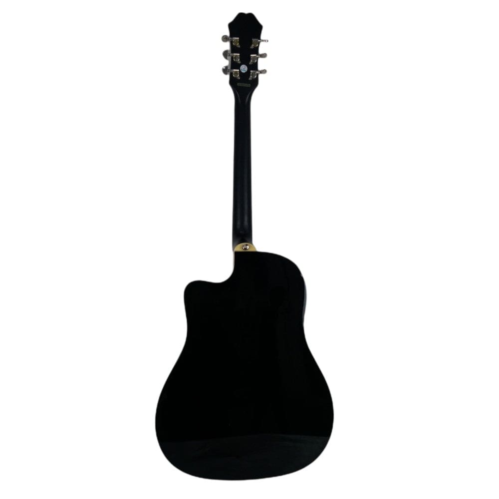 epiphone electro acoustic guitars epiphone j-45 ec studio aj220sce cutaway electro acoustic guitar #color_ebony