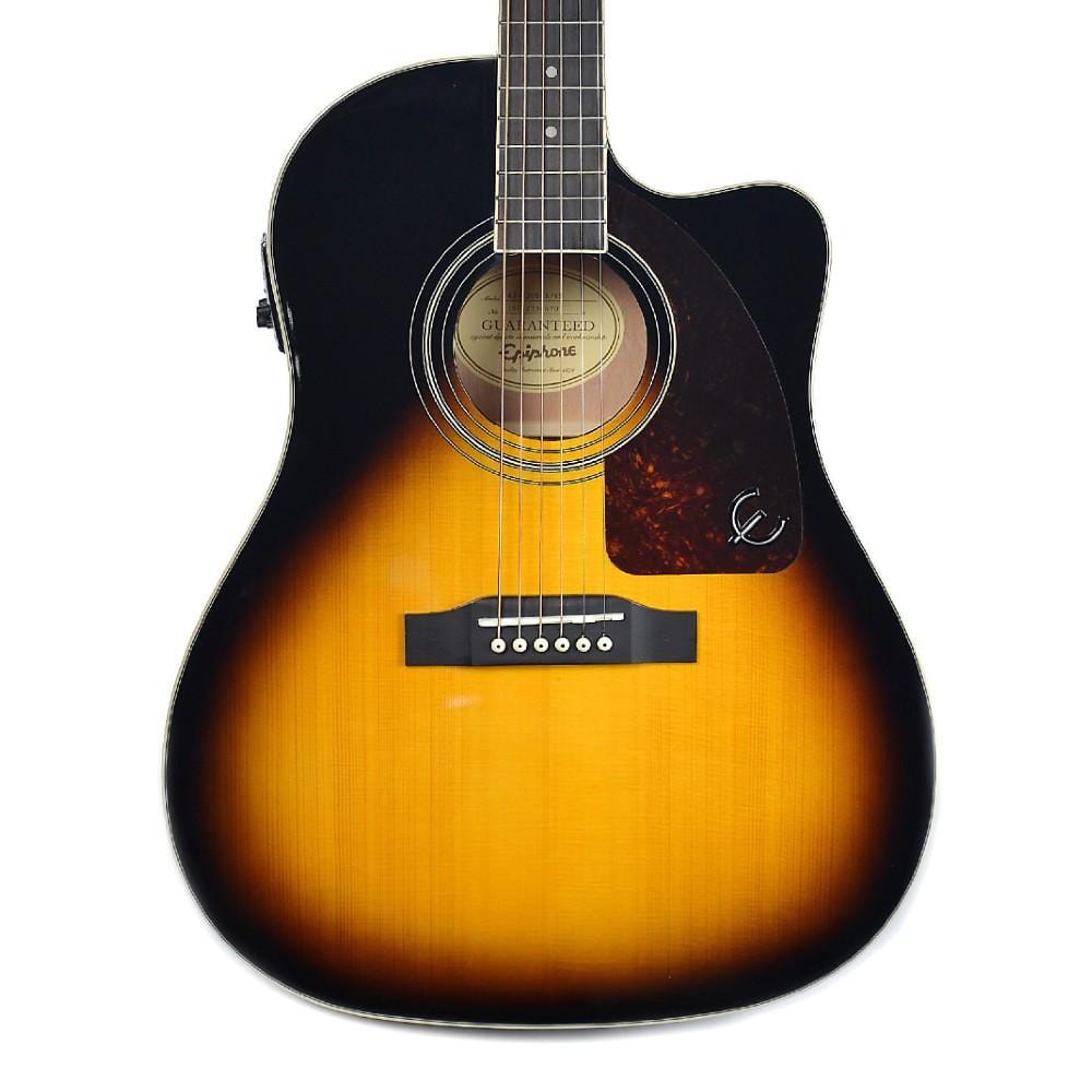 epiphone electro acoustic guitars epiphone j-45 ec studio aj220sce cutaway electro acoustic guitar