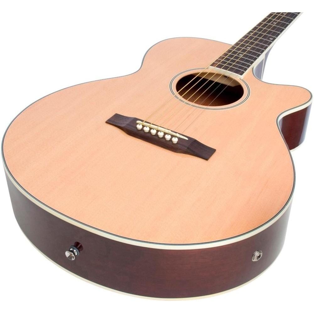 epiphone electro acoustic guitars epiphone pr-4e acoustic-electric guitar player pack