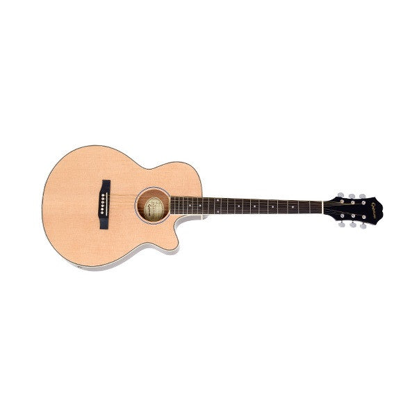 epiphone electro acoustic guitars natural epiphone pr-4e ltd acoustic-electric guitar #color_natural