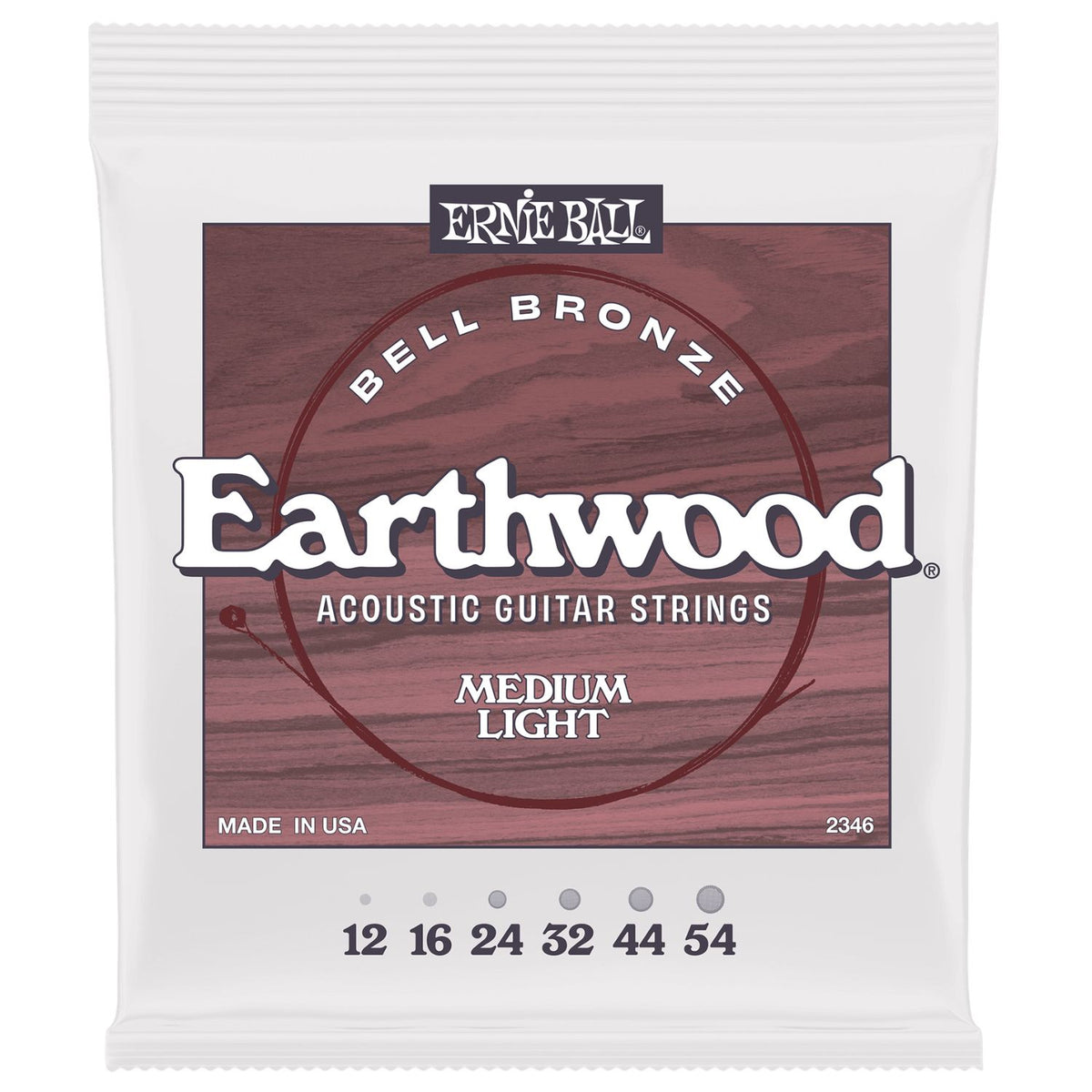 Ernie Ball Acoustic Guitar Strings 12-54 Ernie Ball Earthwood Bell Bronze Acoustic Guitar Strings