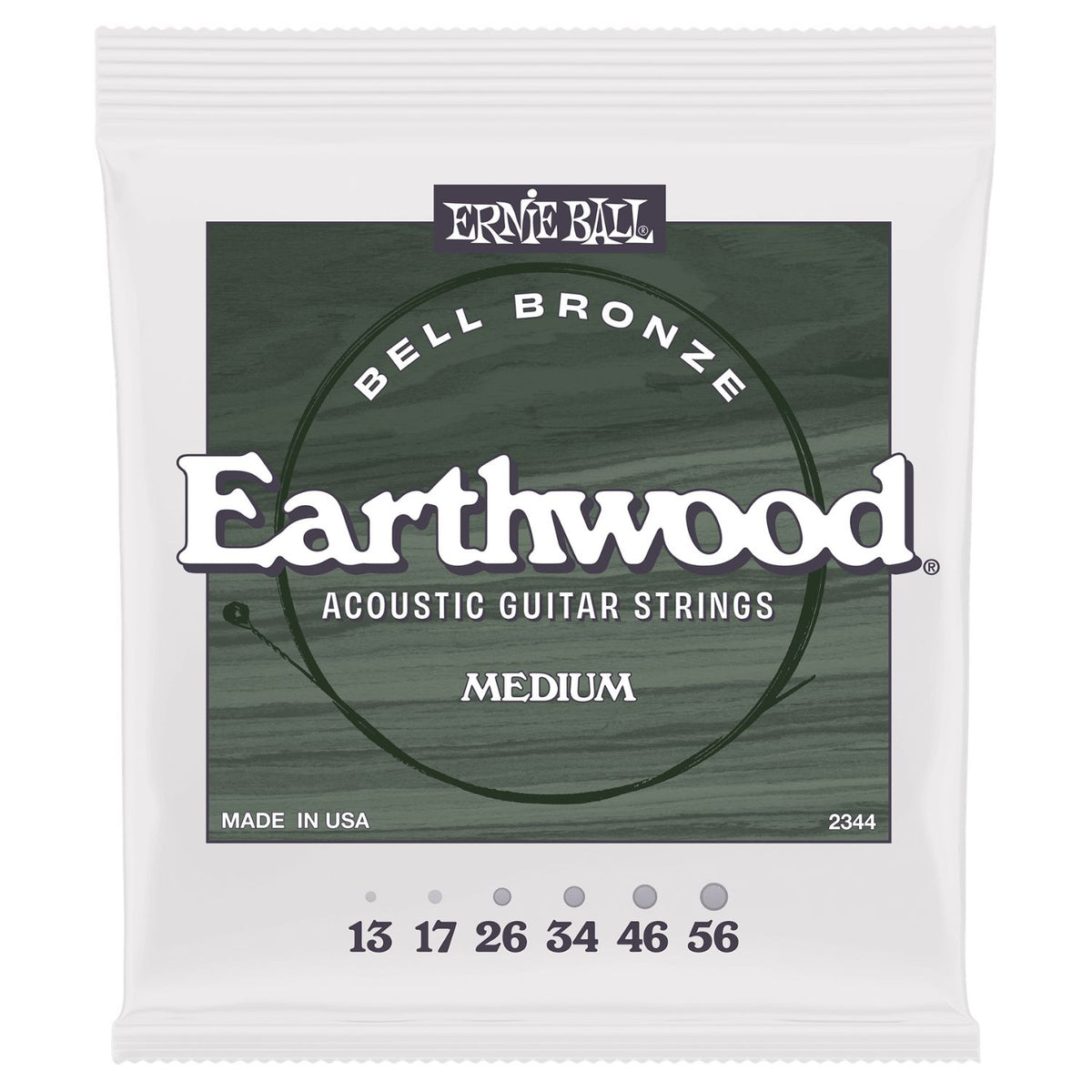 Ernie Ball Acoustic Guitar Strings 13-56 Ernie Ball Earthwood Bell Bronze Acoustic Guitar Strings