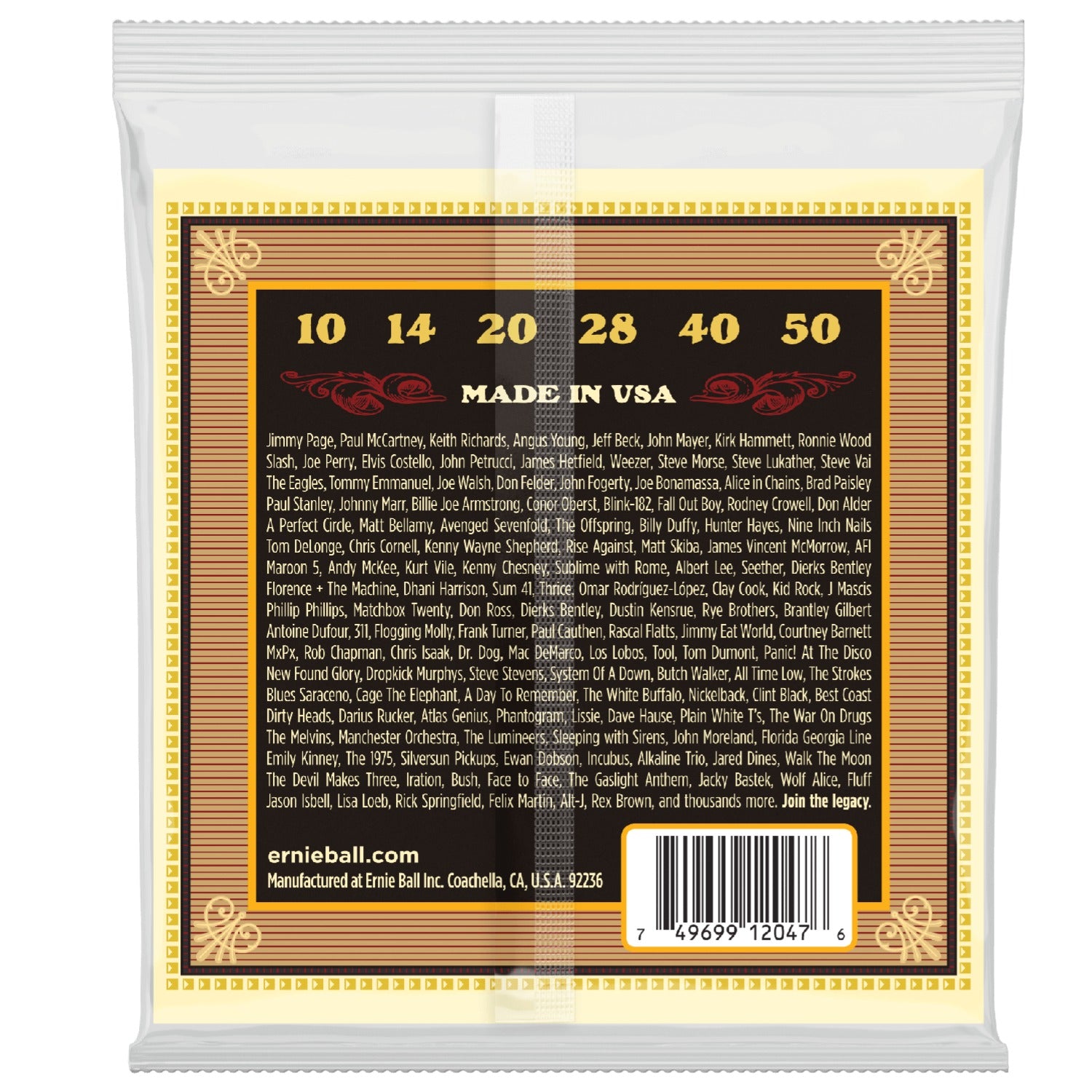 Ernie Ball Acoustic Guitar Strings Ernie Ball 2047 Earthwood Silk & Steel Extra Soft Acoustic Set