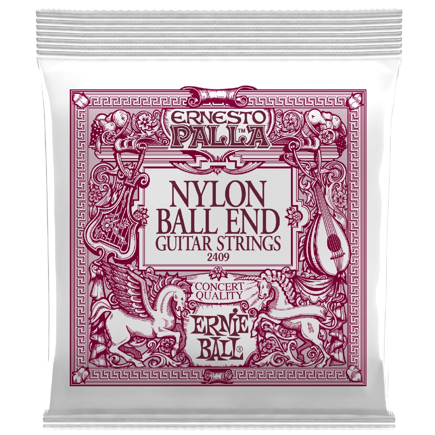 Ernie Ball Classical Guitar Strings Ernie Ball 2409 Ernesto Palla Black And Gold Ball-End Nylon Classical Guitar Strings