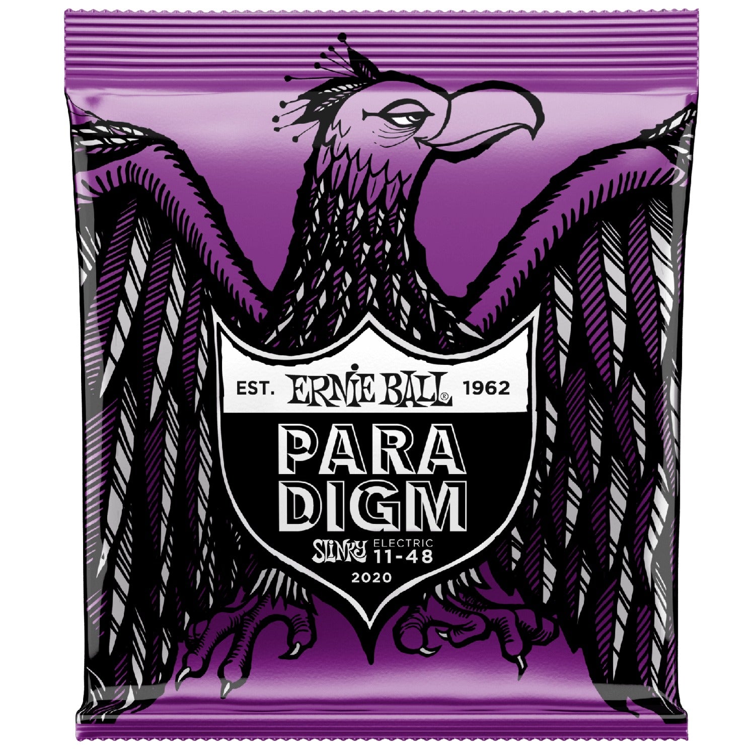Ernie Ball Electric Guitar Strings .011 - .048 Ernie Ball 2020 Power Slinky Paradigm Electric Guitar Strings 11-48