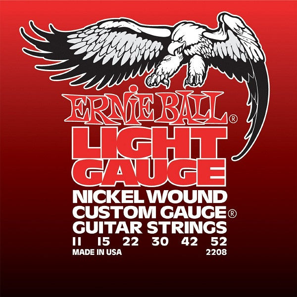 ernie ball electric guitar strings ernie ball 2208 light nickel wound electric guitar strings