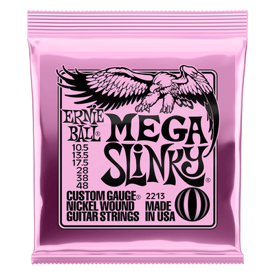 Ernie Ball 2213 Mega Slinky Electric Guitar Strings 10.5-48