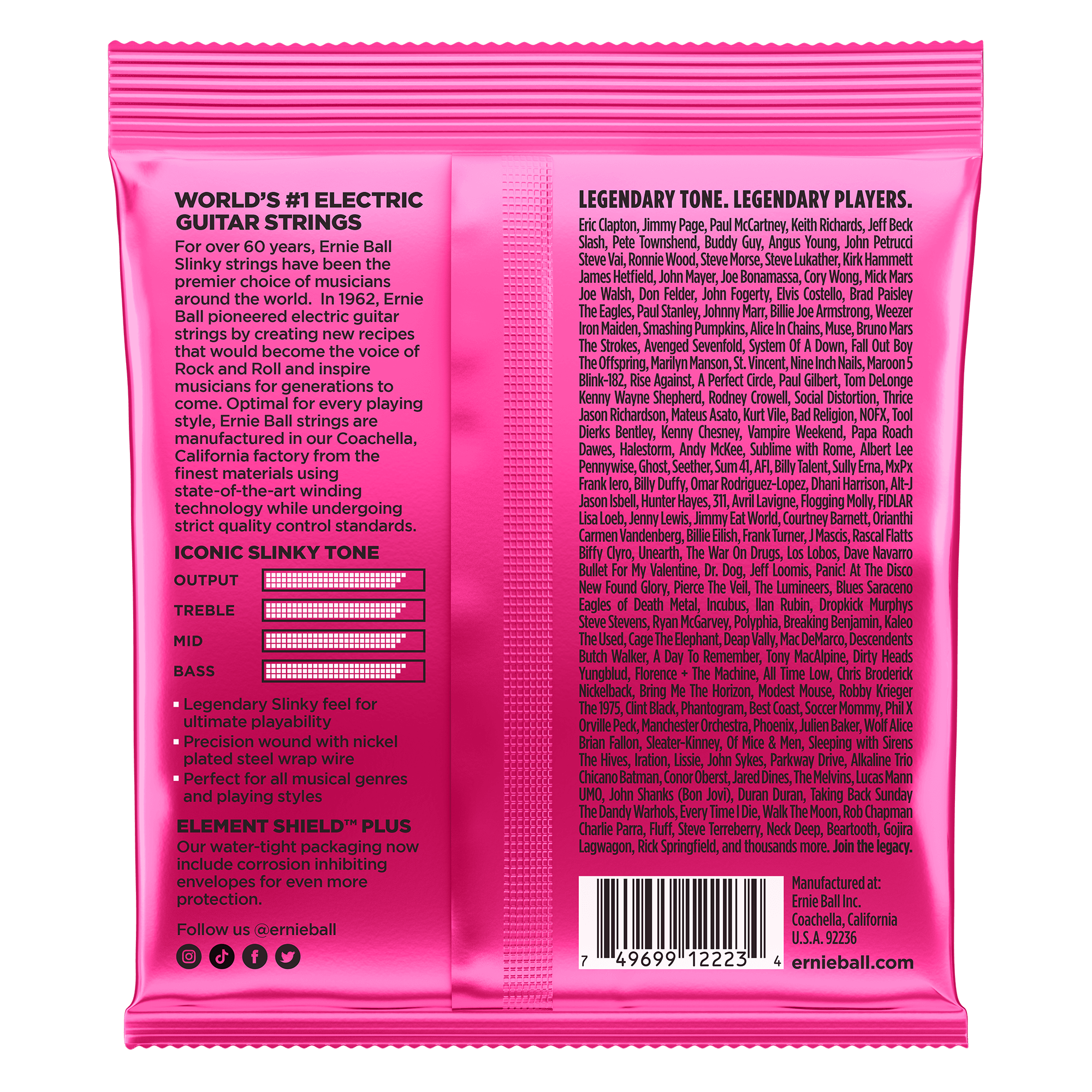 ernie ball electric guitar strings ernie ball 2223 super slinky custom gauge electric guitar strings
