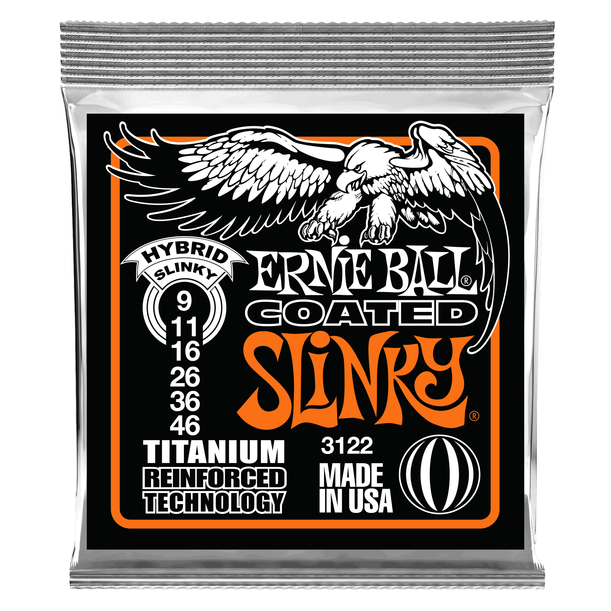 ernie ball electric guitar strings ernie ball 3122 coated electric hybrid slinky guitar strings