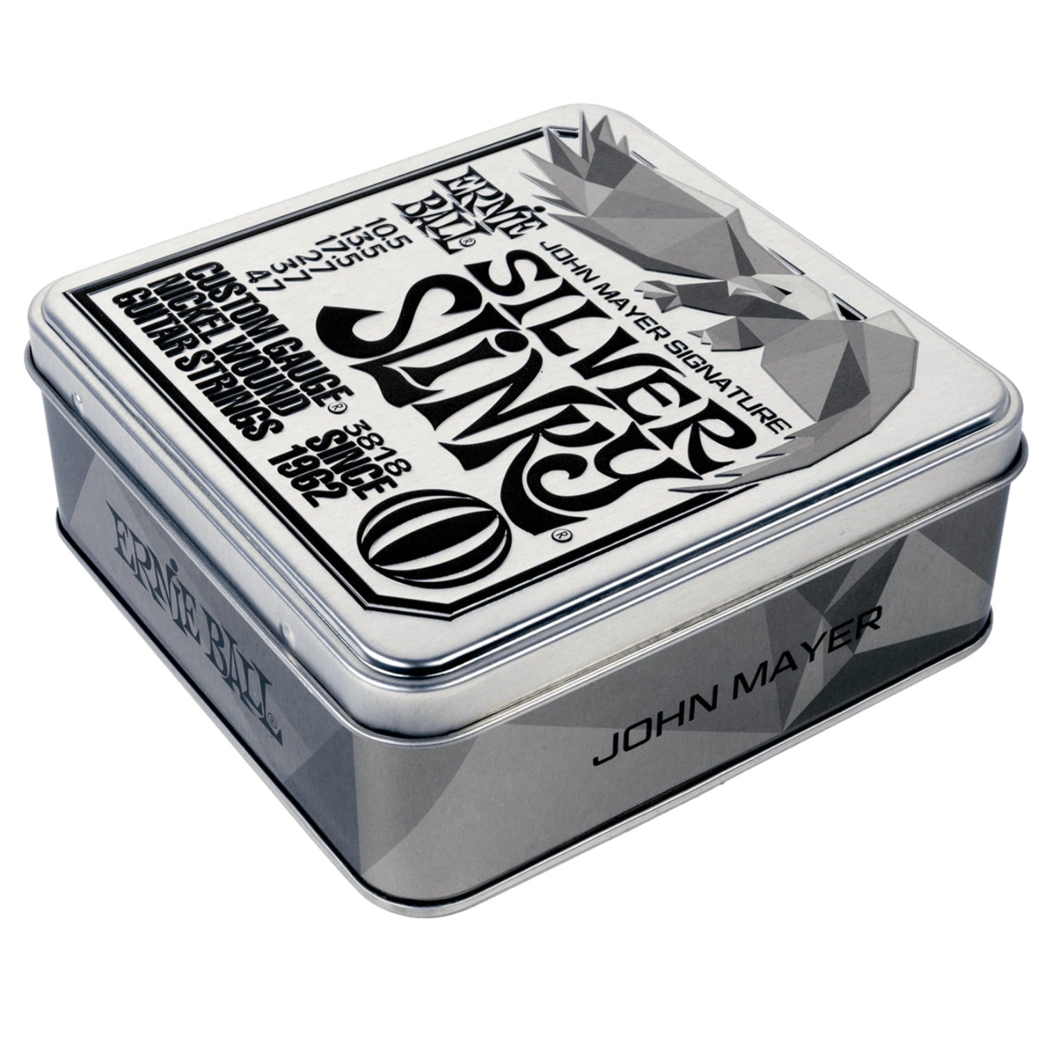 Ernie Ball Electric Guitar Strings Ernie Ball 3818 John Mayer Silver Slinky Signature Electric Guitar Strings