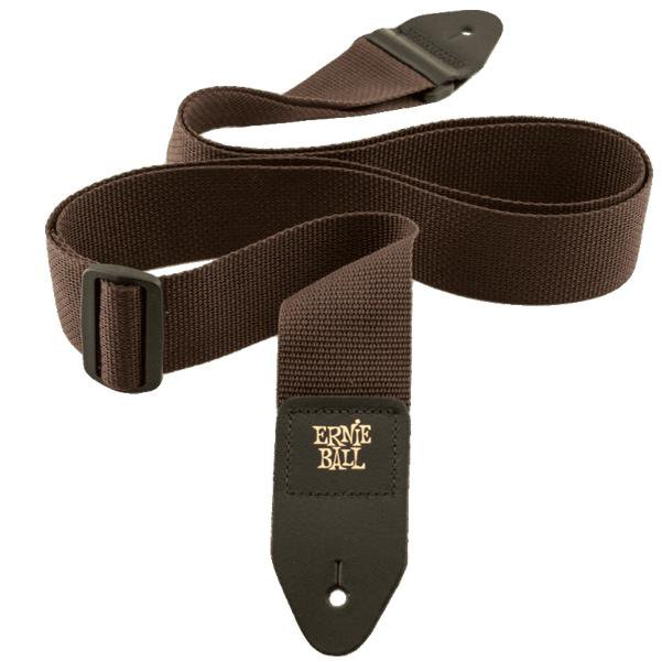 ernie ball guitar straps ernie ball 4052 brown polypro guitar strap