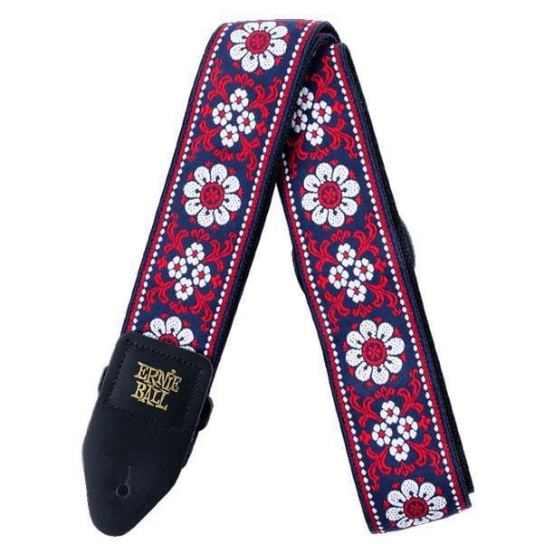 ernie ball guitar straps ernie ball 4108 midnight blossom jacquard guitar strap