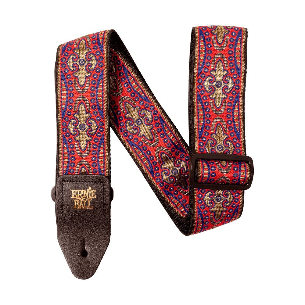 ernie ball guitar straps kashmir sunset ernie ball jacquard guitar strap - kashmir sunset