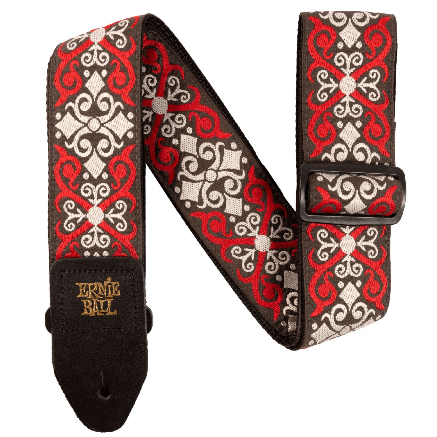 Ernie Ball Guitar Straps Red Trellis Ernie Ball Classic Jacquard Guitar Strap