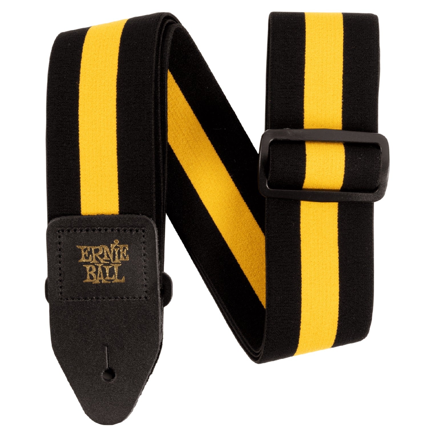 Ernie Ball Guitar Straps Yellow Ernie Ball Stretch Comfort Collection Series Racer Guitar Strap