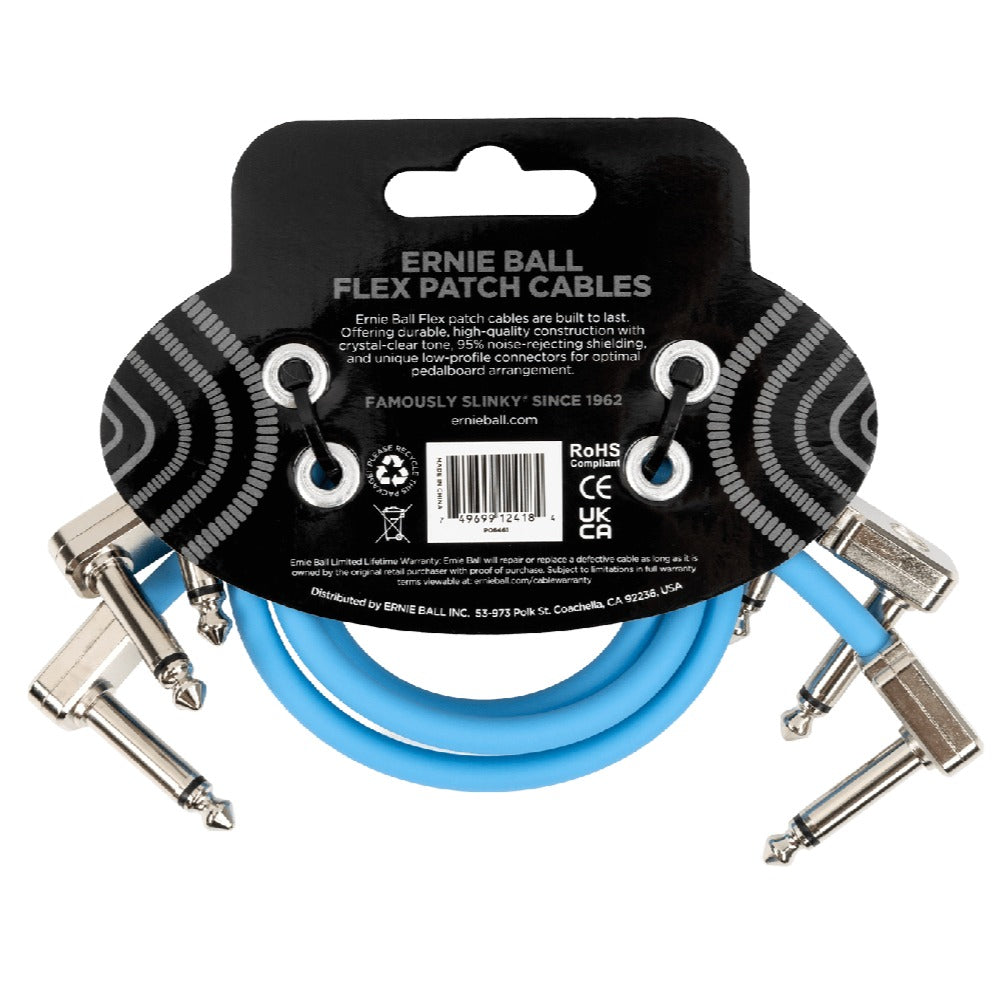 Ernie Ball Patch Cables Ernie Ball Flex Patch Cable - Pack of 3