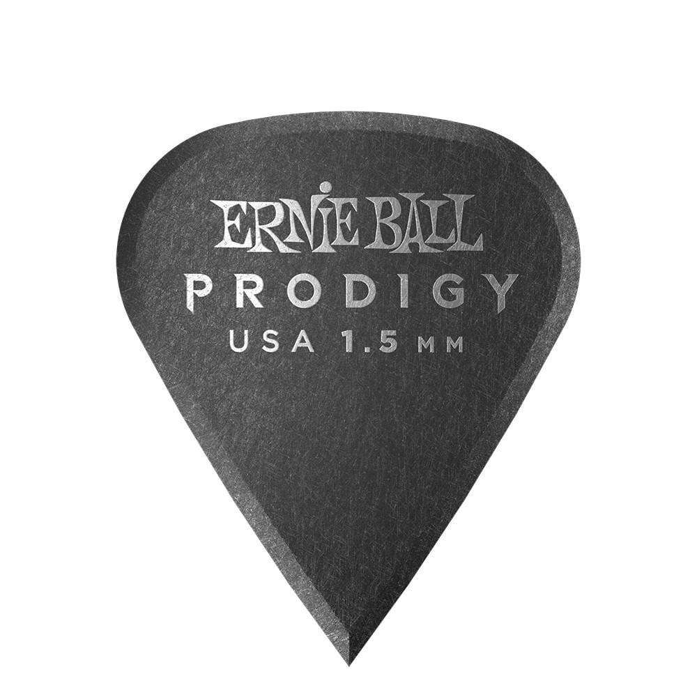 ernie ball picks ernie ball 9335 1.5mm black sharp prodigy guitar picks - pack of 6