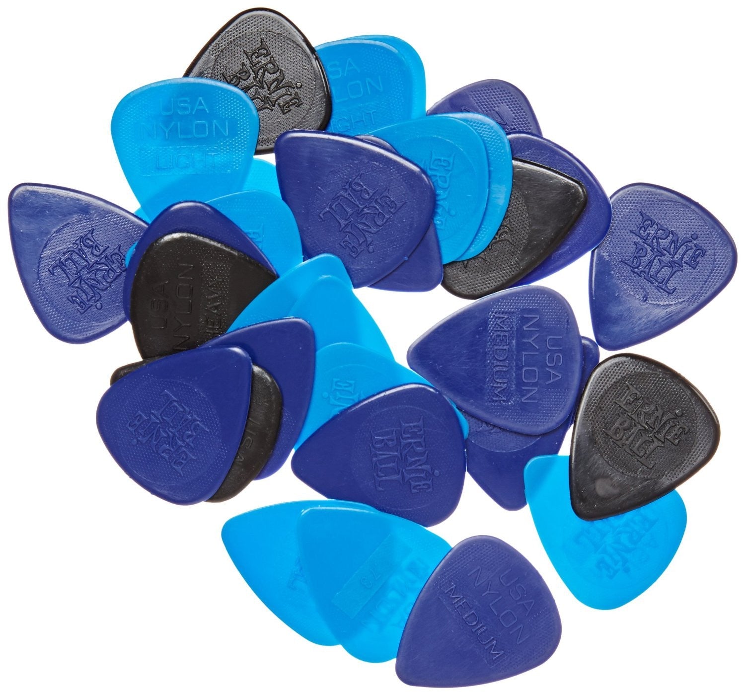 ernie ball picks ernie ball mixed thickness nylon picks
