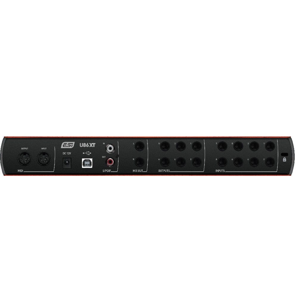 esi audio interfaces esi u86 xt professional 24 bit usb 2.0 audio interface