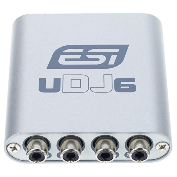 esi audio interfaces esi udj6 usb audio interface