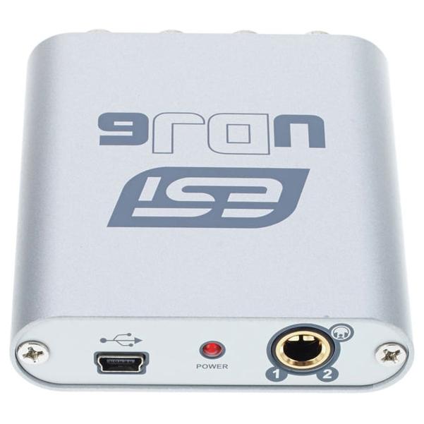 esi audio interfaces esi udj6 usb audio interface