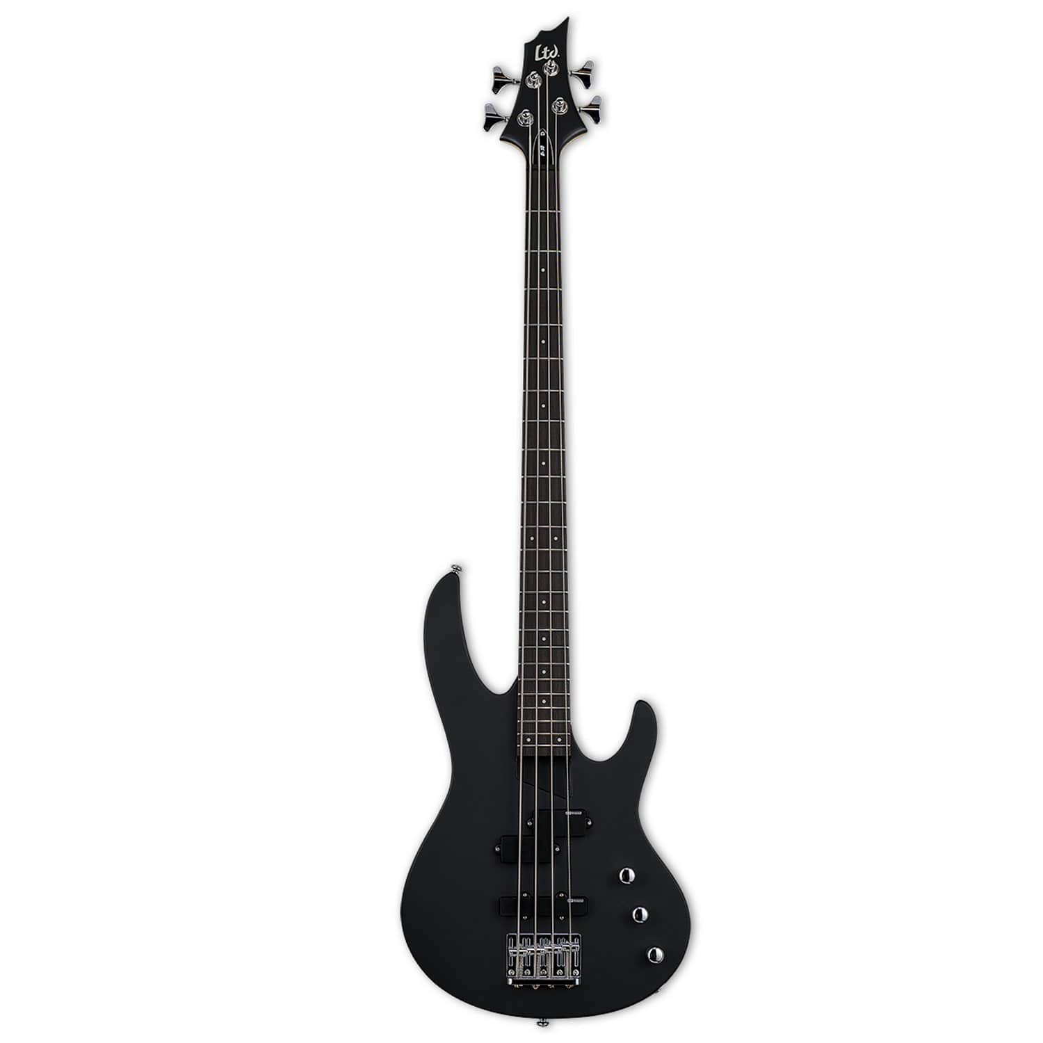 esp bass guitars esp ltd b-10 4-string electric bass guitar - black satin