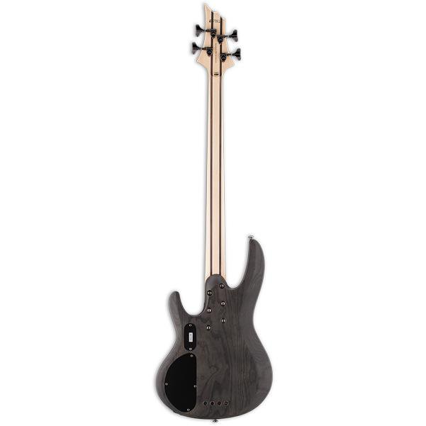 esp bass guitars esp ltd b-204sm 4-string bass guitar #color_see-thru-black-satin