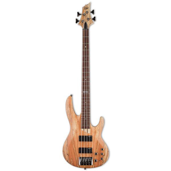 esp bass guitars natural satin esp ltd b-204sm 4-string bass guitar #color_natural-satin