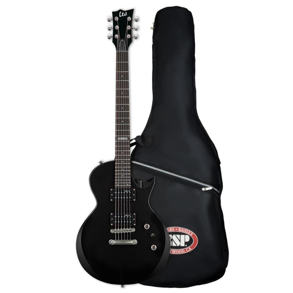 esp electric guitars black esp ltd ec-10 electric guitar#color_black