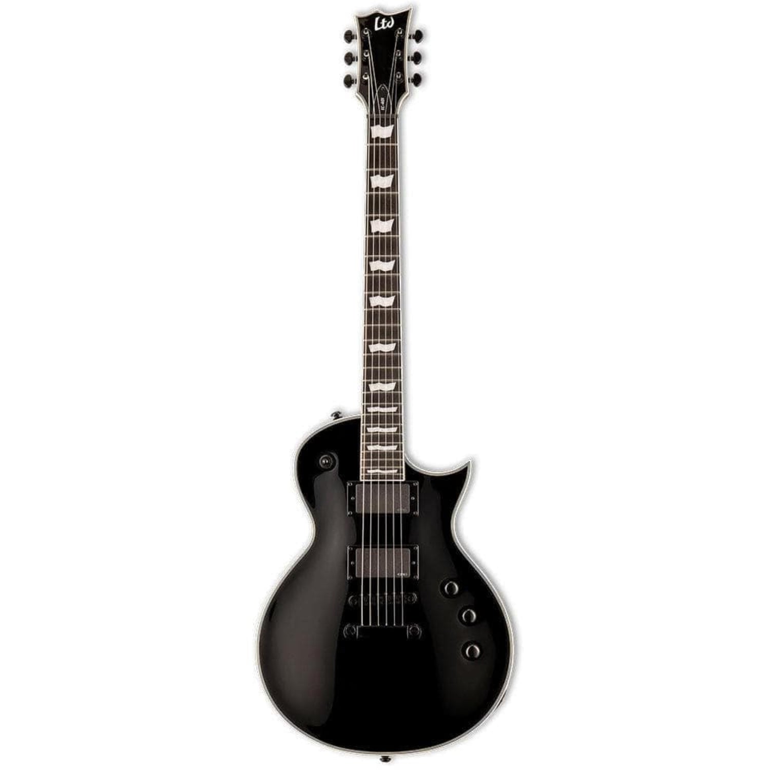 esp electric guitars black esp ltd ec-401 electric guitar with emg active pickups #color_black