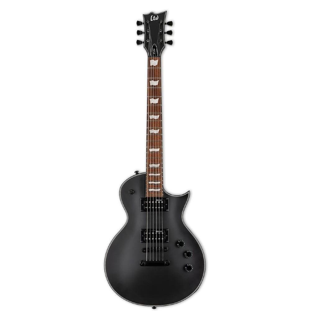 esp electric guitars black satin esp ltd ec 256 6 string electric guitar