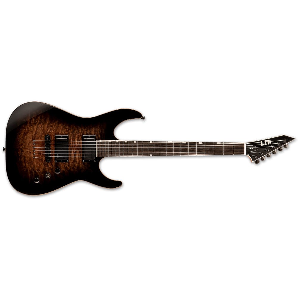 esp electric guitars black shadow burst esp ltd josh middleton signature jm-ii 6-string electric guitar