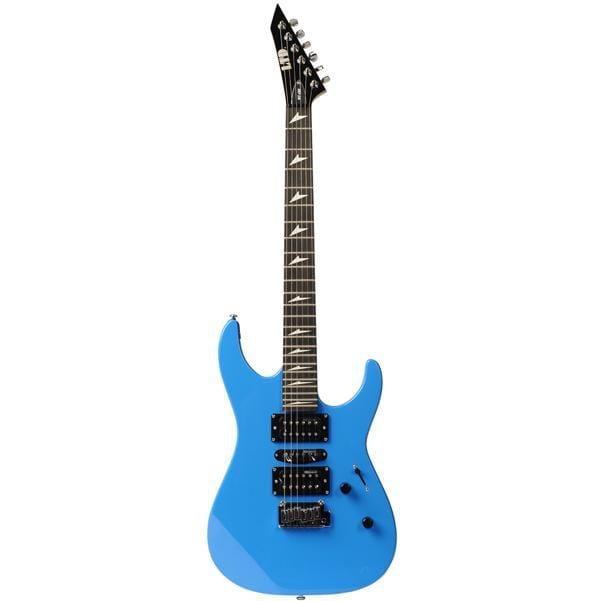 esp electric guitars bundles esp ltd mt-130 6-string electric guitar with gigbag, cloth, picks, strap & ebook #color_blue