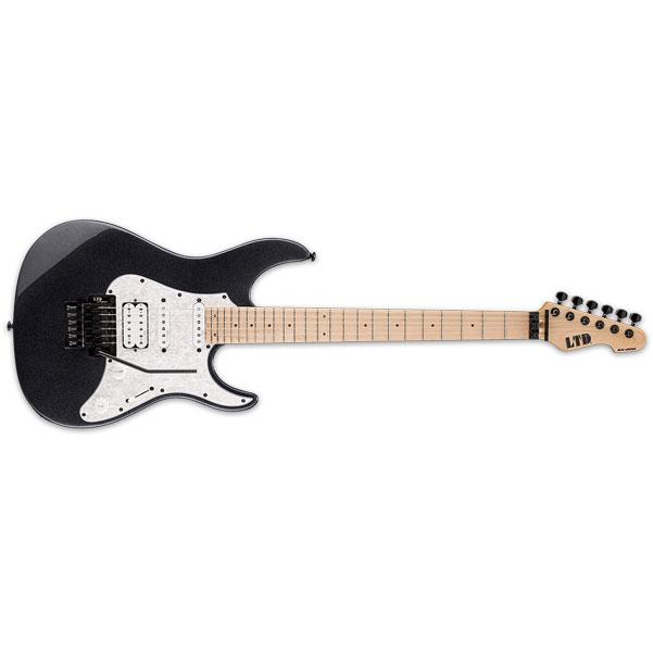 esp electric guitars charcoal metallic esp ltd sn-200 fr m electric guitar