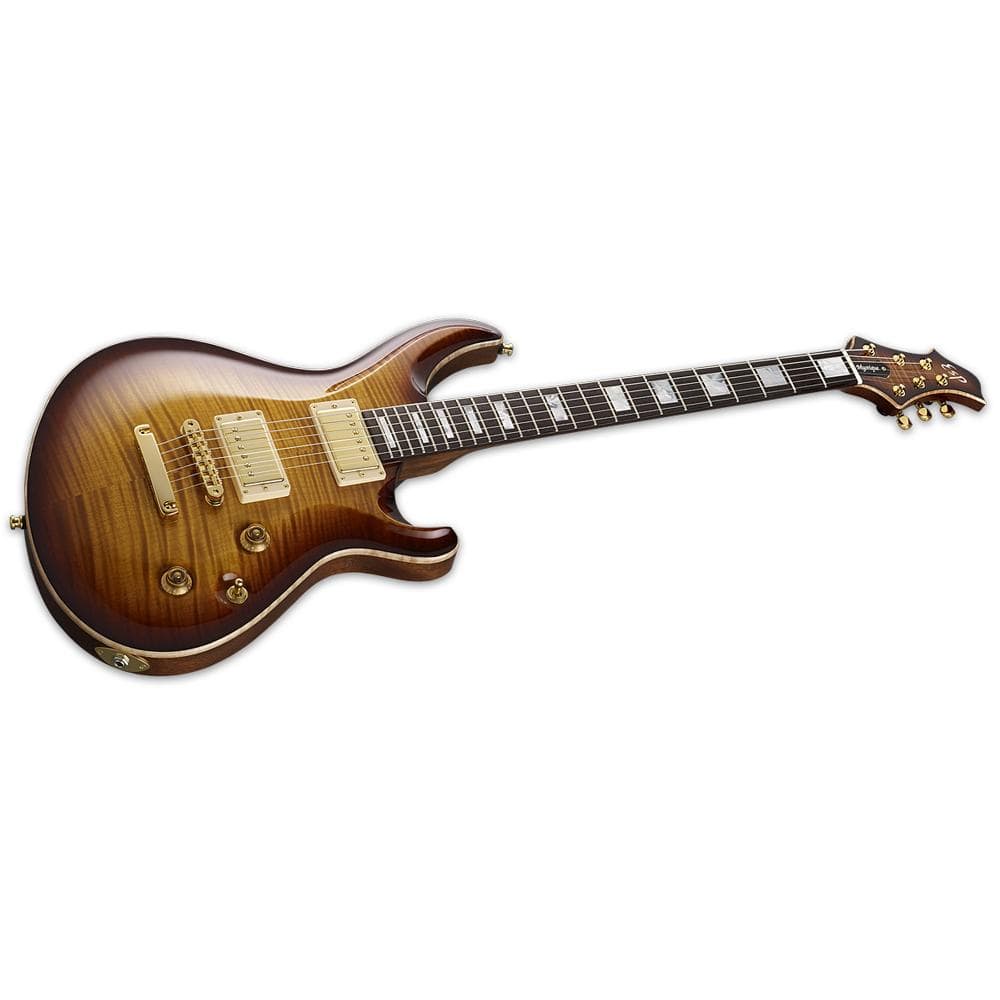 esp electric guitars esp ctm mystique 6 string electric guitar #color_tea-sunburst