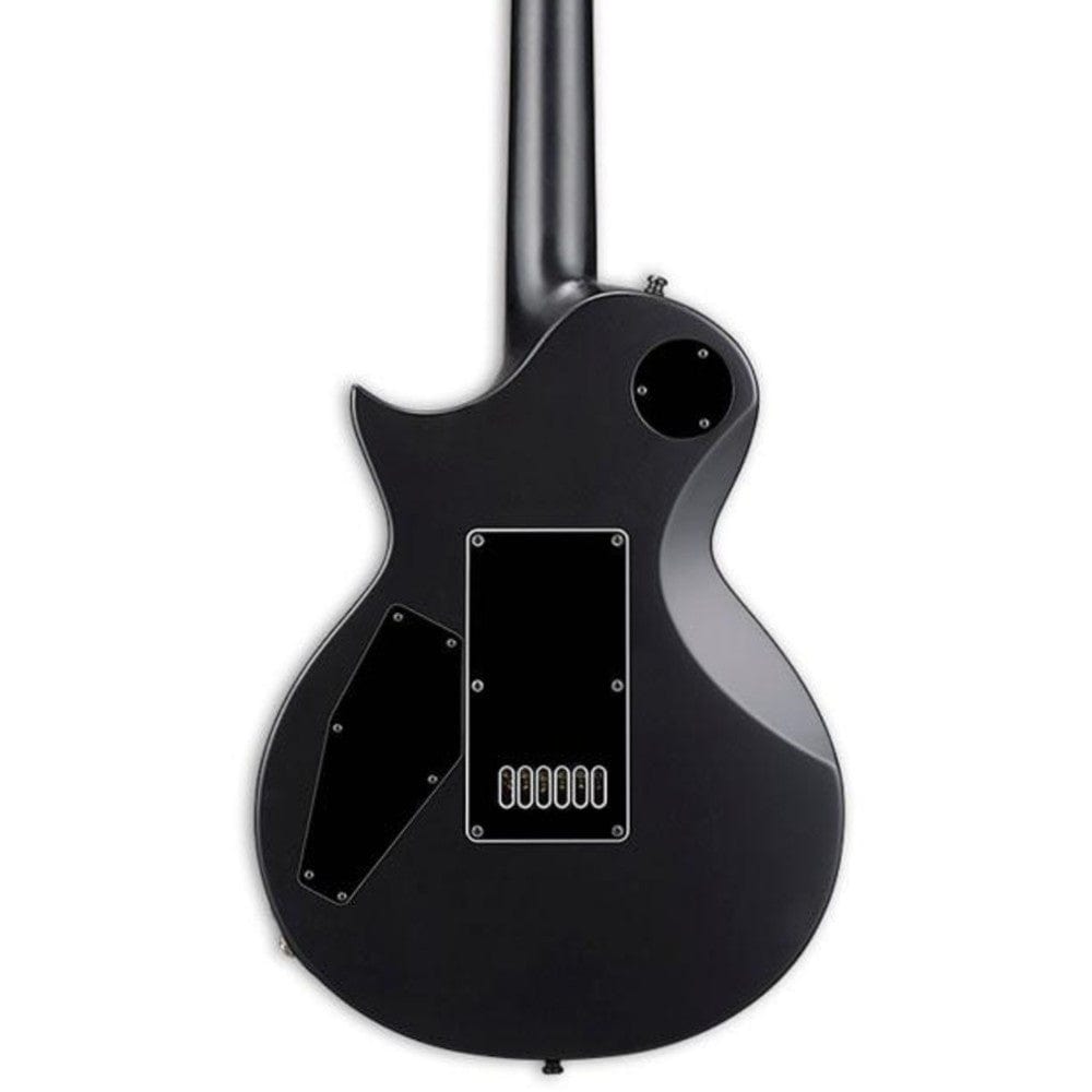 esp electric guitars esp e-ii eclipse evertune 6-string electric guitar - black satin