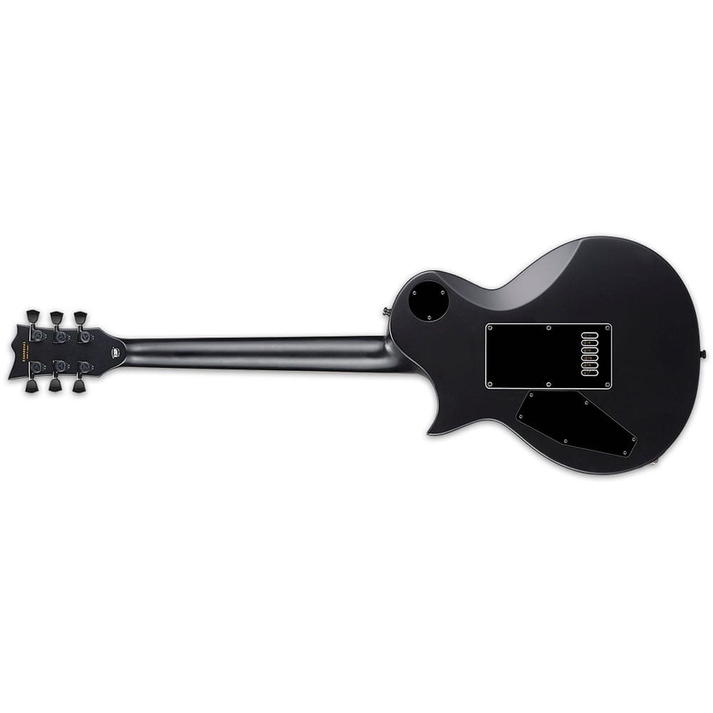 esp electric guitars esp e-ii eclipse evertune 6-string electric guitar - black satin